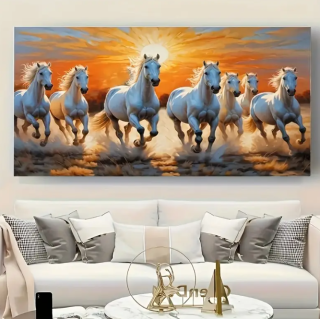 Diamond Painting Galoppierende Pferde